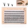 120 Pieces Individual Eyelashes Kit, 8mm 10mm 12mm 20D Reusable