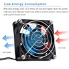 GDSTIME EC Cooling Fan 80mm x 80mm x 25mm AC