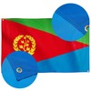Runesol Eritrea Flag, 91x152cm, 3ft x 5ft, 4 Grommets, Eyelet