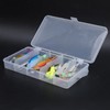 11pcs Fishing Lure Kit Mini Plastic Metal Soft Shrimp Hard