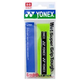 YONEX AC137 133 Wet Super Grip Tough (Pack of 1) Bright Green