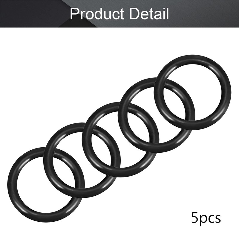 Othmro 5pcs O-Rings Seal Rubber Washer, 40mm OD 30mm ID