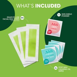 NAD's 20 Piece Facial Wax Strips