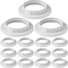 Acmerota Pack of 15 E27 Screw Collar Ring, Lampshade Reducing