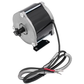 LIYUANJUN Gear Reduction Electric Motor, 24V 500W Electric Bicycle Brushed Motor Reductor for Motorized Bicycles, Pocket Bikes, Electric Dirt Bikes, Brushed DC Motor 3.3FT Power Cable
