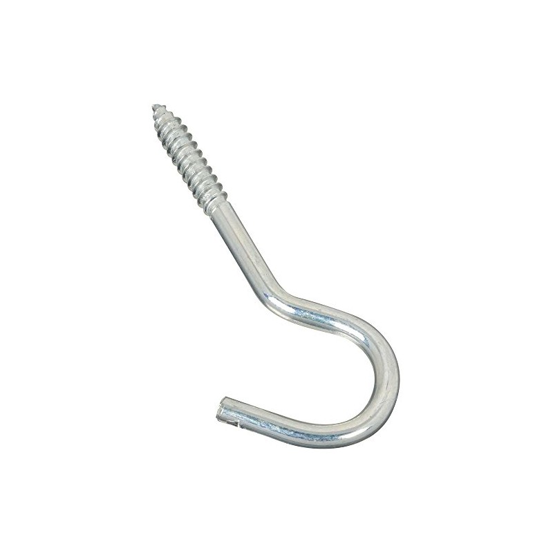 National Hardware N220-863 2156BC Screw Hook in Zinc plated,1/4" x