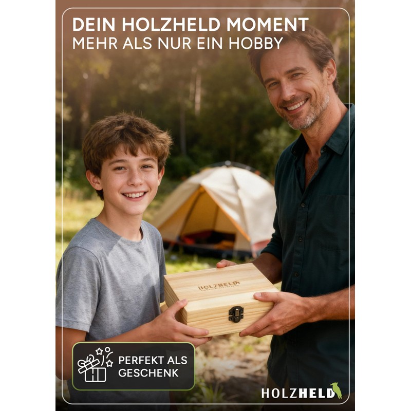 HOLZHELD - 6 Piece Woodworking Chisel Set for Hobby Craftsmen