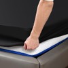 Fitted Sheet 40cm Deep Bed Sheet Single Size 90X190CM Black