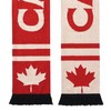 Euroscarves Canada Recycled Cotton Soccer Knit Scarf, Canada, Fits all