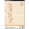 RHINO A4 Refill Pad, Writing Pad, 100-Page / 7mm Squared,