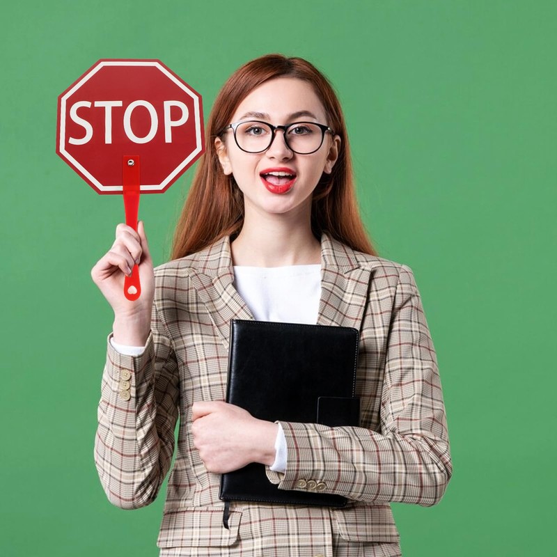 VICASKY Large Quantity Supplies For The Classroom Hand Stop Sign