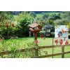 W&X LOPANNY Large Garden Flag Holder Stand Pole for 48"L