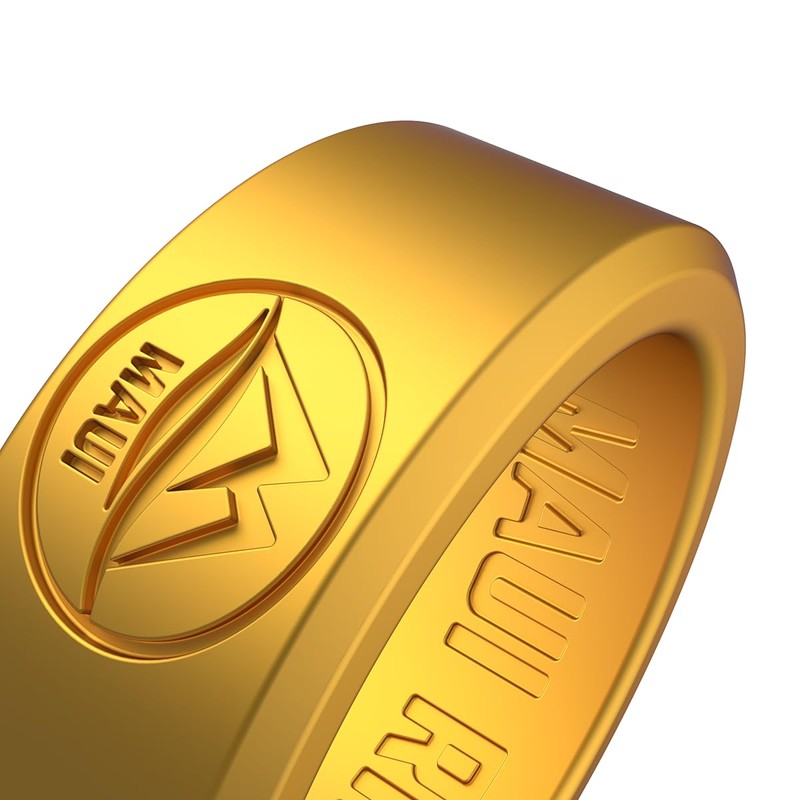 Maui Rings - Anillos de boda de silicona para hombre,