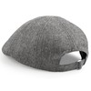 noTrash2003 Gatsby Cap Light Grey Dark Grey Peaked Cap Ivy