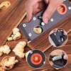 Chamfer Plane-Woodworking Edge Corner Plane with Auxiliary Locator, Hand Plane