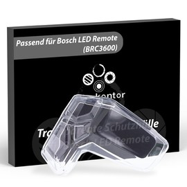 foto-kontor Protective Case Compatible with Bosch LED Remote (BRC3600) Control Unit Crystal Clear Case E-Bike Cover Screen Protector Accessories Case Protection Against Water and Dirt Transparent