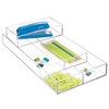 InterDesign iDesign Clarity Plastic Drawer Organizer for Vanity, Countertop, Bathroom,