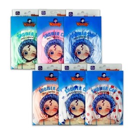 Wavely Shower Cap 1pc - TJ Disposable Waterproof Hair Cap Shower 3ea