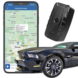 Winnes 4G GPS Tracker 20000 mAh, Extremely Long Standby Time, GPS Tracker Car for Real Time Positioning, Waterproof IP67, Strong Magnetic Adsorption, APP/Web Remote Display TK918