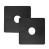 2-Pack Square ABS Plastic Wall Hole Decorative Covers for Wall-Mounted
