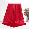 AWAYTR 35" Large Square Satin Head Scarf - Silk Hair