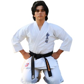 Victorbudo USA Kyokushin kan Karate gi Uniform Kids & Adults Martial Arts Unisex Cotton Canvas 14oz bleached Karate Gi (Size_6)