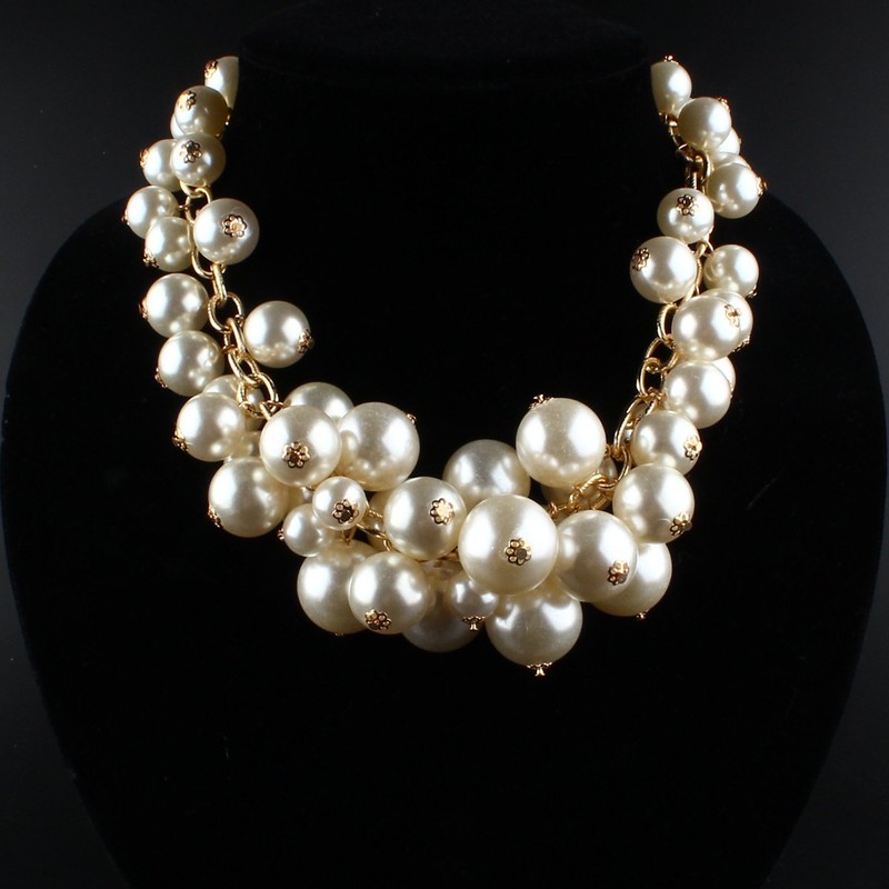 MeliMe - Juego de collar de perlas para mujer, múltiples