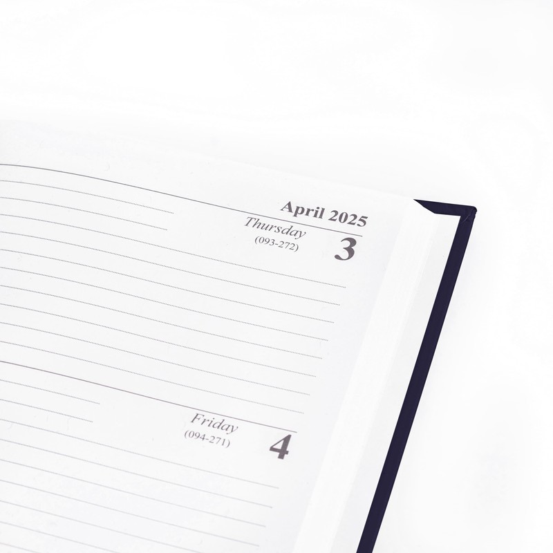 evelay 2025 Diary A4 Week to View Hardback Planner Organiser