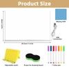Led Note Board Acrylic Drawing Dry Erase Boards with 7