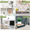 Fumete 12 Pcs Bible Verse Succulent Pots with Tray Drainage,