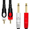 Tunghey 1/4 to RCA Cable - 6.35mm TS Mono Plug