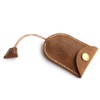 Handmade Leather Drawstring Key Organizer with Press Stud Button Key