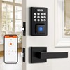 Probrico Keyless Entry Door Lock with Handle, Smart Locks for