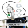 Anxingo Carburetor Kit, Dual Fuel LPG Carburetor, Replacement for Duromax