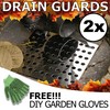 Medipaq Drain Covers Outdoor Square - 2-Pack 15cm x 15cm