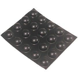 Bump Dots - Small, Black Round - 20 per Package