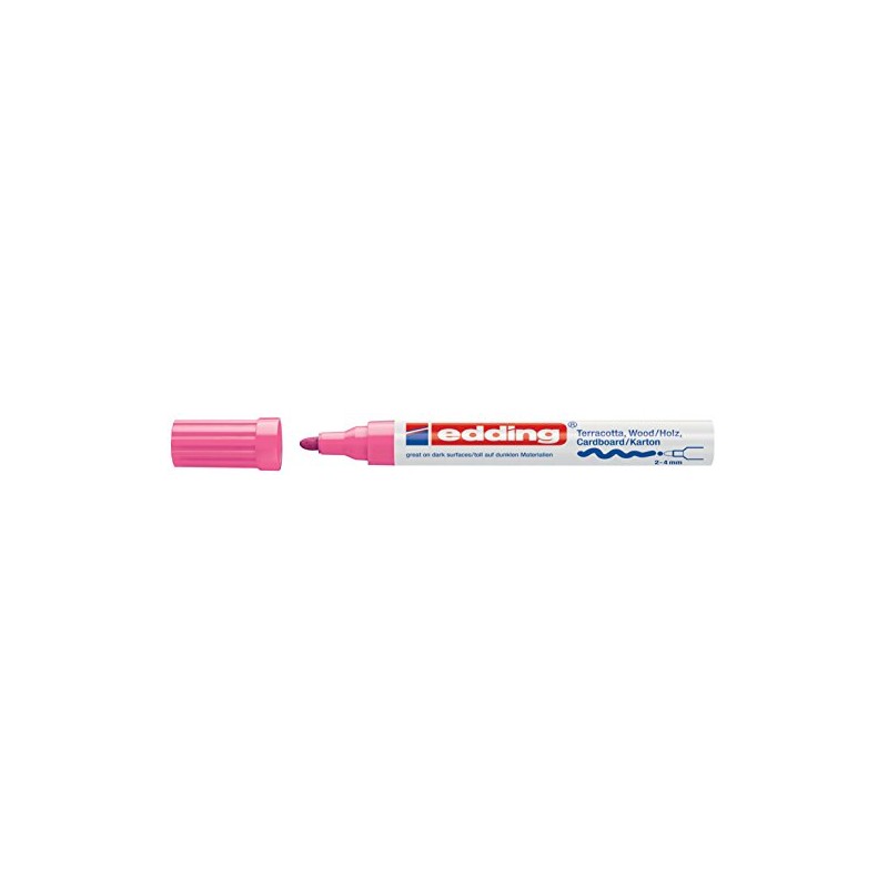 Edding 4000 – Marker, 2-4 mm line Width Rose Métallisé