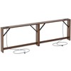 TIQLAB 5.9 Inch Narrow Console Table with Power Outlet,Sofa Table,