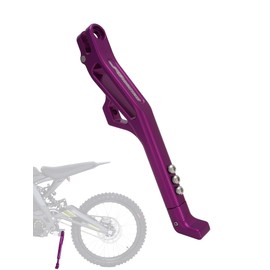 JFG RACING Kickstand for Surron Light Bee,CNC Foot Pegs Kick Stand for Electric Dirt Bike Surron Light Bee X and S/Talaria Sting/X160/X260-Purple