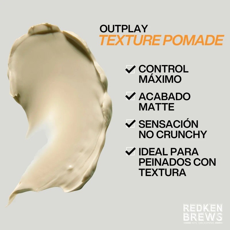 Pomada Outplay Texture Pomade Redken 100 Ml Original