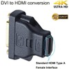 DTECH HDMI Female DVI 29pin Female Converter Adapter Two-Way Transmission