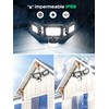 Lightasea LED Spotlight with Motion Sensor Outdoor, 100 W, 10000