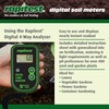Luster Leaf Rapitest 4-Way Digital Soil Analyzer for pH, Moisture,