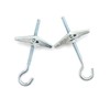QWORK Ceiling Hooks, 12 Packs 3-9/16" Spring Toggle Wing Bolts