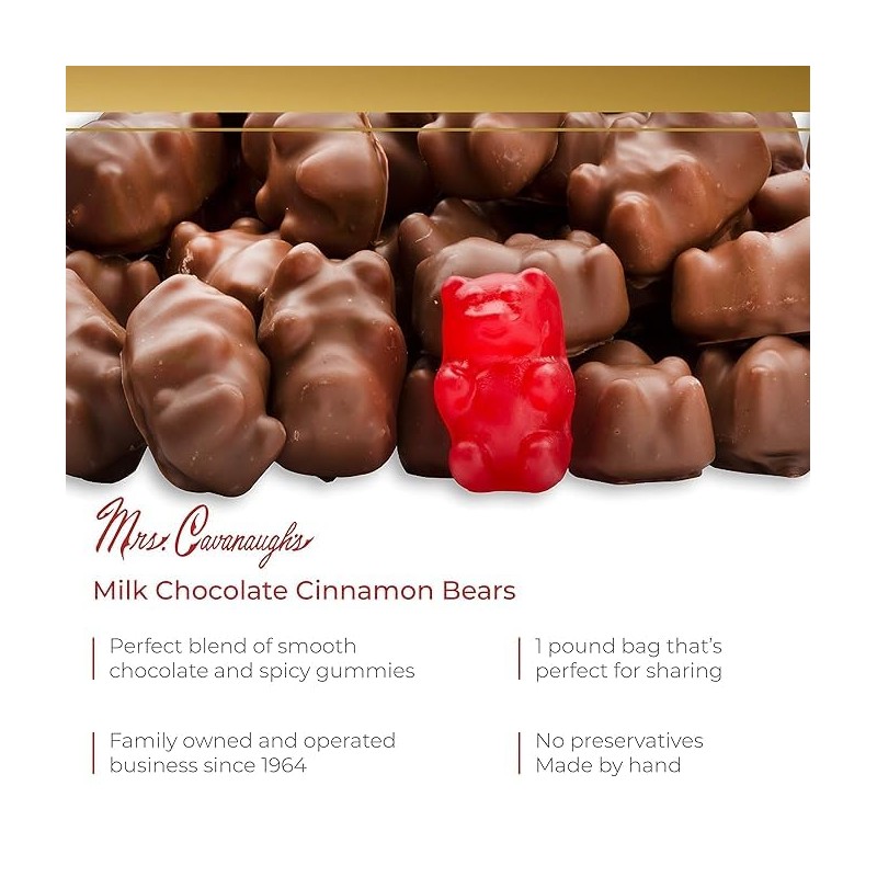 Mrs. Cavanaugh’s 1 lb Cinnamon Bears Milk Chocolate