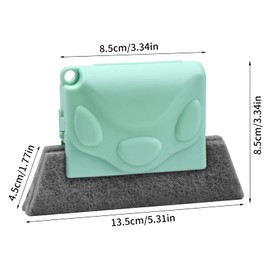 Pinsheng Pack of 3 Creative Window Groove Cleaning Brush, Handheld Window Cleaning Brush, Window Groove Cleaning Brush for Quick Cleaning of All Corners and Gaps