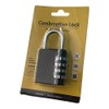 Padlock 4 Digit Combination Lock Security Home - Black