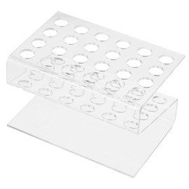 Operitacx 2pcs Acrylic Display Stand Shelving Brackets Desk Stand for Pencil Color Eyeliner Eyebrow Pen Chest of Drawers Pen Organizer Clear Acrylic Brush Holder Acrylic Paint Office Storage