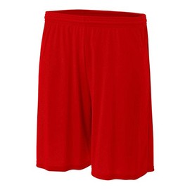 A4 9" Cooling Performance Shorts, Scarlet/Red, Large