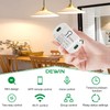 DEWIN 10A Smart WiFi Wireless Light Switch, 1PC WiFi Remote